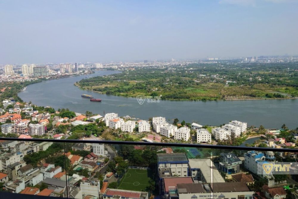 Bán căn hộ 2 phòng ngủ tòa West nhà trống, view trực diện sông (5)