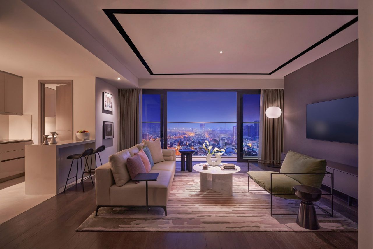 Phòng khách căn hộ Grand Marina Saigon